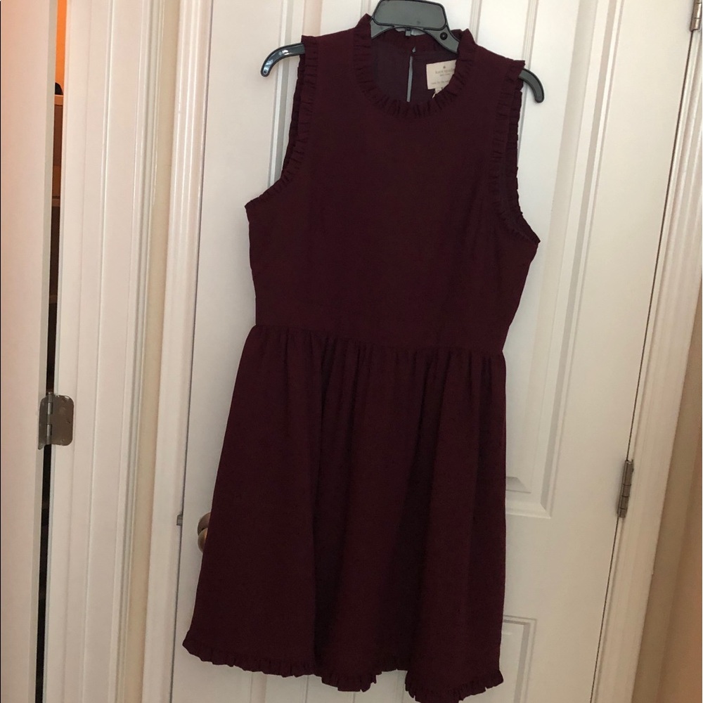 Kate Spade ruffle fit and flare dress size 14